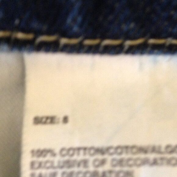 Tommy Hilfiger Jeans Raw Hem Denim Jean Skirt Blue 8 - Picture 5 of 6